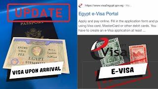 Tourist Entry Visa to Egypt (Updated): E-Visa, Visa Upon Arrival, and More!