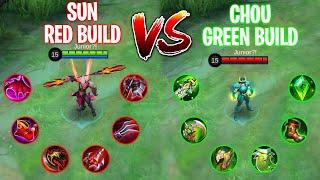 SUN RED BUILD VS CHOU GREEN BUILD, WHO WILL WIN?