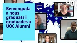 Vídeo testimonial de benvinguda a nous graduats i graduades a UOC Alumni