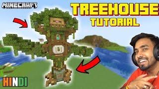 How To Make Tree House Like Techno Gamerz in Minecraft