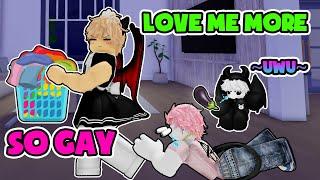 Reacting to Roblox Story I| Roblox gay story ️‍|| BE MY PET!