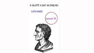 Quote of the Day in English // English Lesson 31 // #SHORTS // Intermediate English
