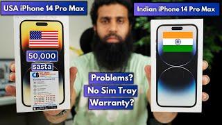 USA iPhone 14 Pro Max vs Indian iPhone | Warranty, No Sim Tray, Problems