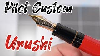 Pilot Custom Urushi Review with Sailor Yurameku Byakuya