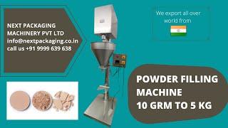 powder filling machine pharmaceutical,  semi auto augur, powder filling  machine from 10 grm to 5kg