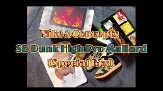 Nike x Concepts SB Dunk High Pro Mallard "Special Box"