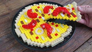 Lego Pizza - Lego In Real Life | Stop Motion Cooking & ASMR