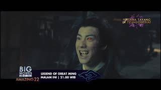 Petualangan Fantastis The Legend of Great Ming, Sabtu, 3 Oct, Pkl 21.00 hanya di GTV