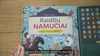 Vaikų raidos specialistė Ivona Soroko rekomenduoja eiliuotą ir įgarsintą abėcėlę „Raidžių namučiai“