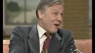 Sir David Attenborough on TV-am in 1986