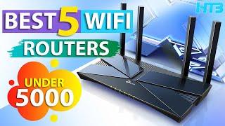 Top 5 Best Wi-Fi 6 Router under 5000 in 2024  Best Gigabit Router under 5000 for Home and Office