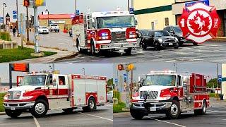 C-K Fire - Pumper 19, Rescue 19, Tanker 19 Responding