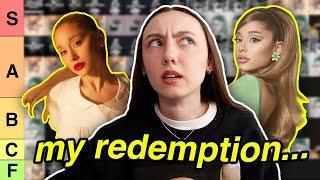 RE-RANKING EVERY ARIANA GRANDE SONG (in my redemption arc)