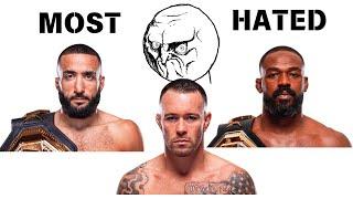 Top 10 Most Hated UFC Fighters