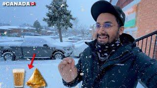 Canada Ford 150 Snow Vlog  Chai / Samosa in Snow ️