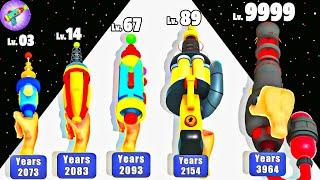 Ray Gun Run - Level Up Ray Gun Max Level Gameplay