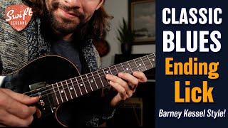 The Perfect Blues Ending Lick - Barney Kessel Style Lead Guitar Lesson