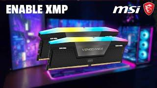 How to Enable XMP on an MSI Motherboard EASY (2024)