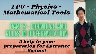 Formulae and Rules in Differentiation