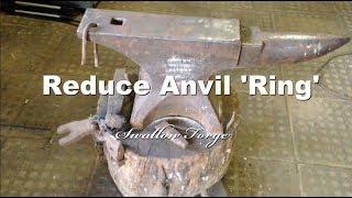 Blacksmiths tip! Reduce anvil ring Protect your ears!  :Swallow Forge