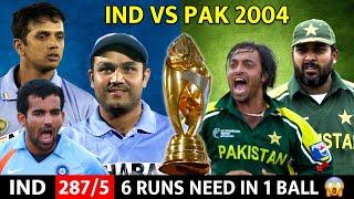 INDIA VS PAKISTAN 4TH ODI 2004 | FULL MATCH HIGHLIGHTS | IND VS PAK | MOST SHOCKING MATCH EVER