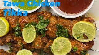 Tawa Chicken Tikka | Chicken Tikka Kabab | Chicken Tikka Recipe | Zaikedarkitchen