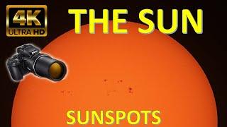 I PHOTOGRAPH THE SUN and sunspots 2022-10-08 with NIKON P1000