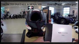 How to Install a Sena 10S - Motoprimo Motorsports - First attempt!