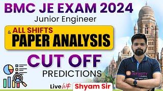 BMC civil engineering JE paper analysis | BMC JE Cutoff | BMC civil paper Analysis #bmcje