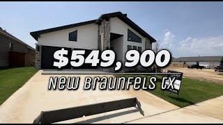 NEW BRAUNFELS TX | LUXURY HOME | NEW CONSTRUCTION | MODERN HOME | 3 BED 3 BATH 3 CAR GARAGE | $549K