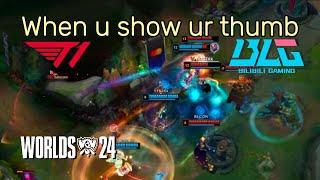 T1 vs BLG | Xun's Victory Celebration Takes a Dark Turn |  LoL Worlds 2024 Grand Finals