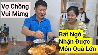 843# Bất Ngờ, Nhận Được Món Quà Rất Lớn Từ Người Chị Chồng, Chồng Tự Vào Bếp Nấu Món Bánh Gạo Hàn