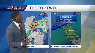 Tropical Storm Sara moving across Central America; Remnants expected to bring rain to Florida