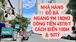 Nhà Hàng Đỗ Bá Dòng Tiền 45tr - Cách Biển Mỹ Khê Đẹp Nhất Hành Tinh Chỉ 100m ( Số 40 )