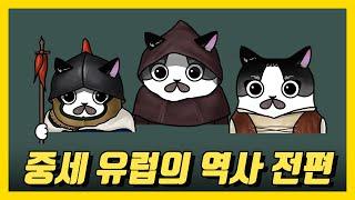 중세 유럽의 역사 요약! -전편- (10분 압축.ver) 서양중세사／서양사 요약2