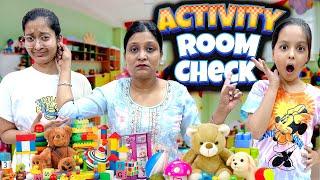 ACTIVITY ROOM CHECK | Surprise Room Checking by Mummy | Funny Video | Cute Sisters