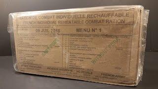 2015 French RCIR Ostrich & Cranberry Sauce 24 Hr Ration MRE Review Military Combat Food Tasting