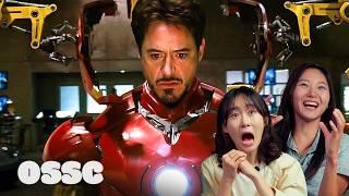 Korean Girls React To Iron Man (2008) Best Moments | 𝙊𝙎𝙎𝘾