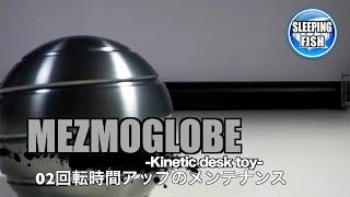 MEZMOGLOBE-Kinetic desk toy-02回転時間アップのメンテナンス