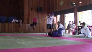 Penang BJJ Open 2013 - Final -70 KG White Belt - Dinny Gapar (BJJ SG) vs Derrick (Budo Academy)