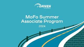 MoFo's 2024 Summer Associate Program