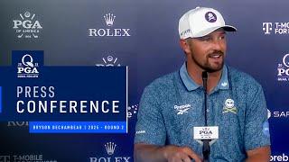 Bryson DeChambeau Press Conference | 2025 PGA Championship Round 2