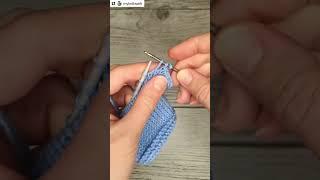 как красиво закрыть лицевую гладь от myknitwork, телеграмм канал.