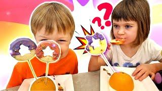 Fun and Toys with Kids & Mom: Cooking Chocolate Apple Sticks Together!