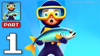 Dive & Cook - Gameplay Walkthrough Part 1 - Explore and Cook Ocean Treasures (iOS, Android)