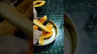 Pappaya #nature #healthy #fruit #vitamin #satisfying #satisfyingvideo