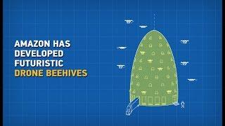 Amazon Invents Beehive shaped Airports for Drones | PatentYogi