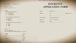 insurance Applucation form ielts listening (HD Audio) 720p