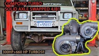 Compound Turbo 4JB1 Solid Axle Holden Rodeo | Bigger turbos for the 2.8