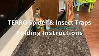 Terro Spider & Insect Trap Folding Instructions